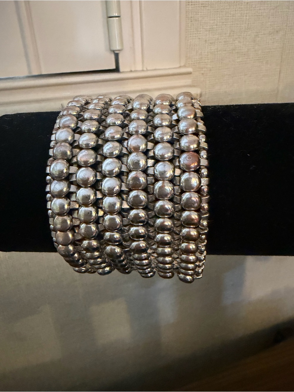 Silver Beaded Wrap Bracelet - Women Jewelry